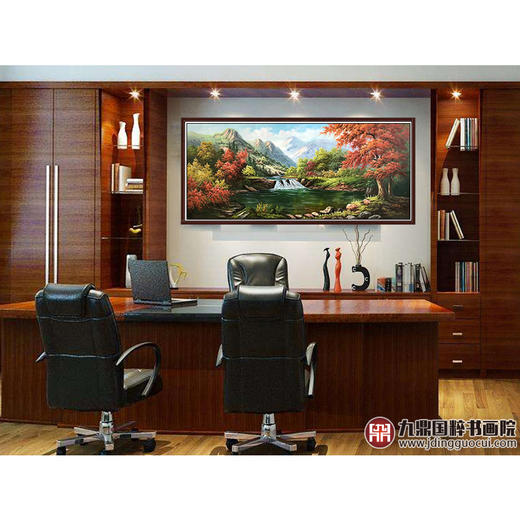 林峰极《风景油画》78*180cm 油画横幅作品 办公室/客厅挂画 商品图2