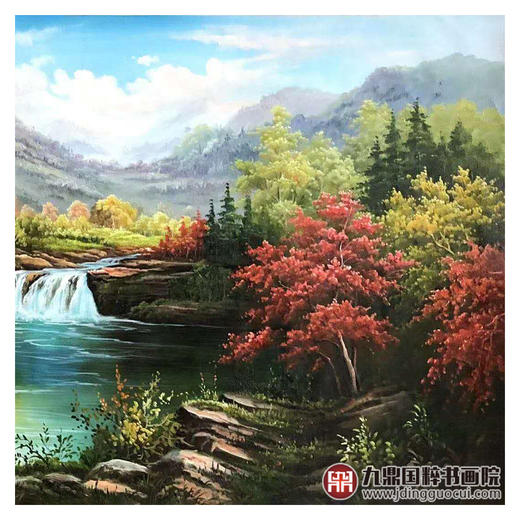 林峰极《风景油画》78*180cm 油画横幅作品 办公室/客厅挂画 商品图6