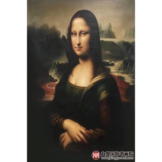 林峰极《蒙娜丽莎》60*90cm 人物油画竖幅作品 客厅/书房/休闲室挂画 商品图1