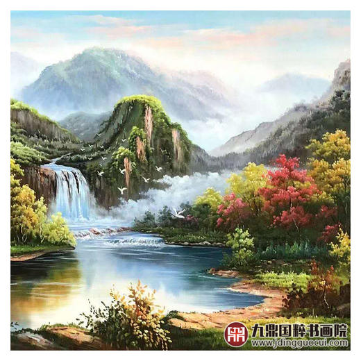 林峰极《风景油画》78*180cm 油画横幅作品 办公室/客厅挂画 商品图5