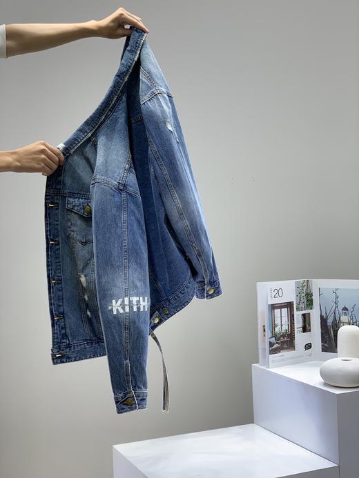 点此购买 kith男女潮牌蓝色牛仔外套 十一162142 商品图6