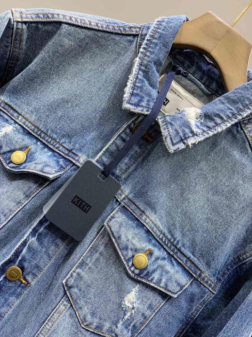 点此购买 kith男女潮牌蓝色牛仔外套 十一162142 商品图8