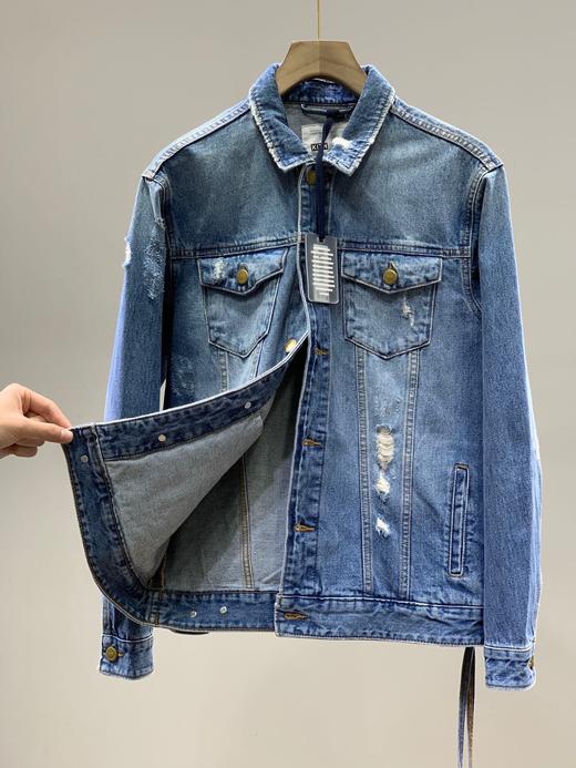 点此购买 kith男女潮牌蓝色牛仔外套 十一162142 商品图7