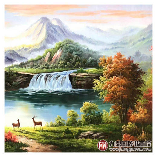 林峰极《风景油画》78*180cm 油画横幅作品 办公室/客厅挂画 商品图5