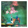 林峰极《孔雀》80*160cm 油画横幅作品 卧室/玄关挂画 商品缩略图4