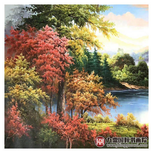 林峰极《风景油画》78*180cm 油画横幅作品 办公室/客厅挂画 商品图4