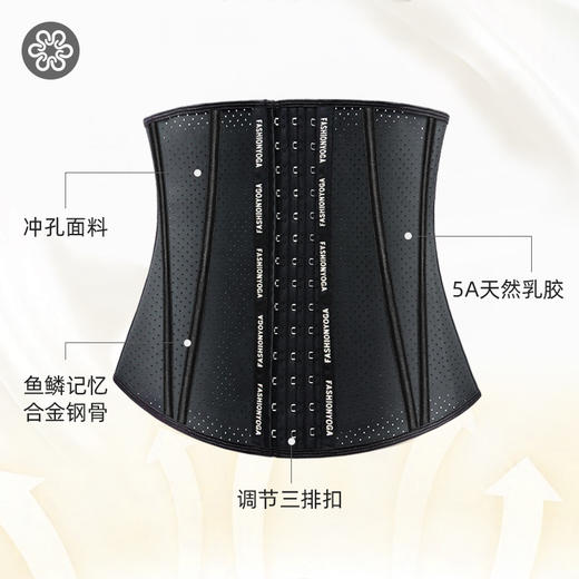 【捡漏不退换】FW012凡圣瑜伽束腰带女瘦身衣塑身神器健身收腹带腰精运动腰封 商品图4