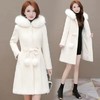 WE9173时尚中长款貂绒大衣女2020冬季新款 商品缩略图0
