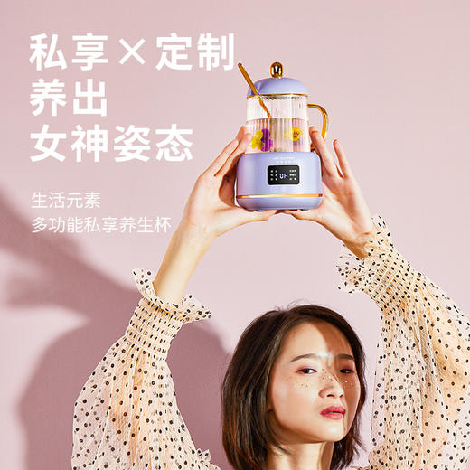 【精致生活】生活元素养生壶办公室小型mini多功能迷你煮奶茶花茶壶电热养生杯 商品图0