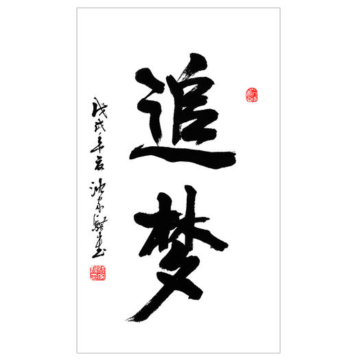沈家骐-真迹-书法《追梦》办公室 书房 客厅 商品图1