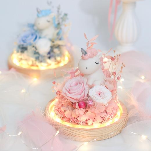 【芸艺美学馆】可爱独角兽永生花灯 商品图2