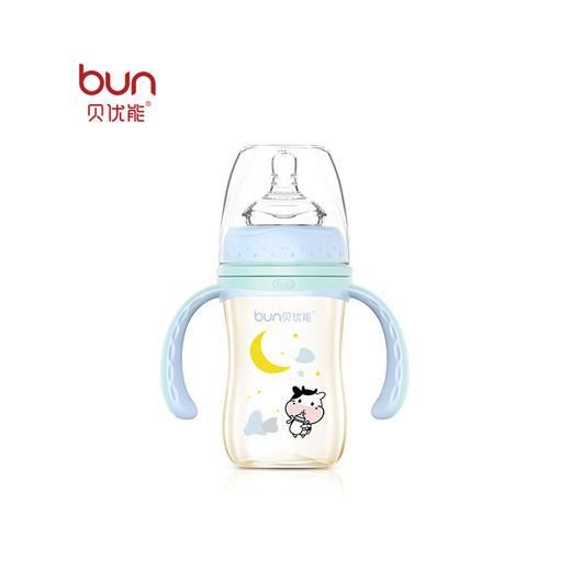 贝优能纤巧型带柄自动宽口PPSU奶瓶160ml 商品图0