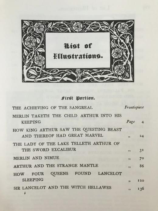 比亚兹莱经典插图 马洛礼《亚瑟王之死》（1992） 精装大16开带书匣 商品图6