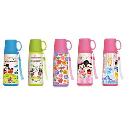 迪士尼小口超轻保温水瓶400ML-米奇  WD-3134# 商品图0