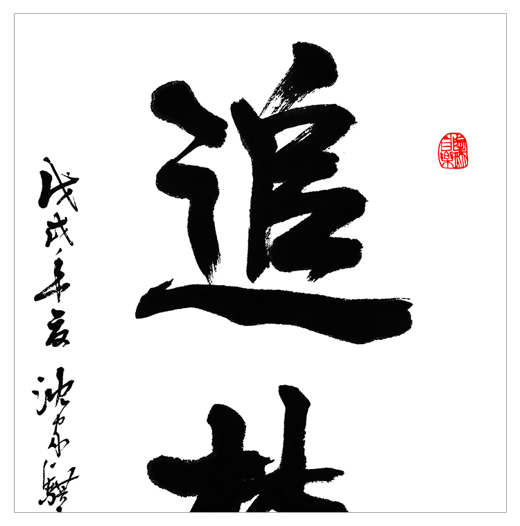 沈家骐真迹书法追梦办公室书房客厅