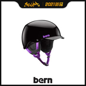 2021 BERN Asian Fit Team Muse Gloss Black 亮黑色 M