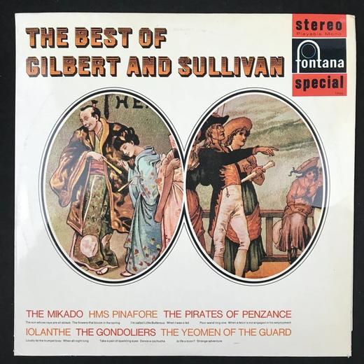 LP黑胶唱片 剧作家吉尔伯特与作曲家苏利文合作喜剧 杰作选 商品图0