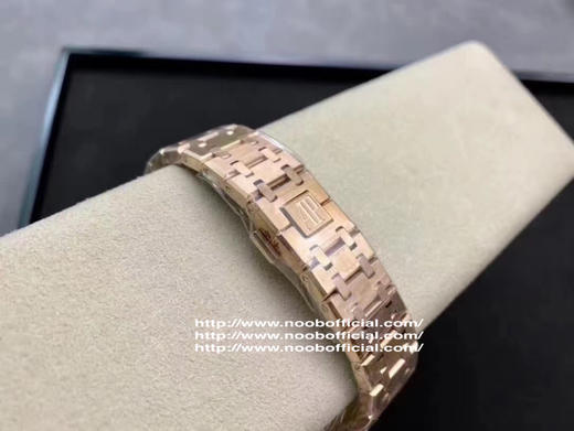 JF精品 爱彼 全玫瑰金钢带 AP15400 V2升级版 皇家橡树系列  搭载订制版自主Cal.3120全自动机芯  双面蓝宝石玻璃 直径41mm 市面强的复刻版本[得意][得意] 商品图2