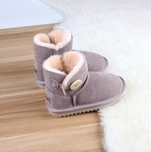 【童鞋】*儿童雪地鞋防滑牛筋底童鞋大童牛皮透气宝宝鞋 商品图3