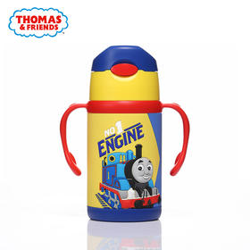 托马斯双柄软胶吸管保温水壶300mlFU-19-8221TM