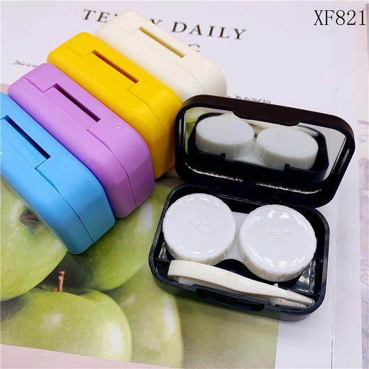 新款卡通可爱隐形眼镜盒美瞳盒伴侣盒XF821 商品图3