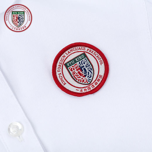 武汉一土幼稚园女孩短袖衬衫* 商品图3