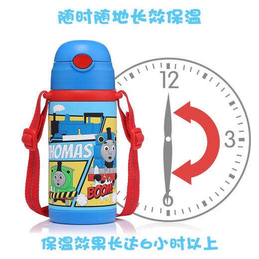 托马斯软胶两用保温水壶420ml 商品图2