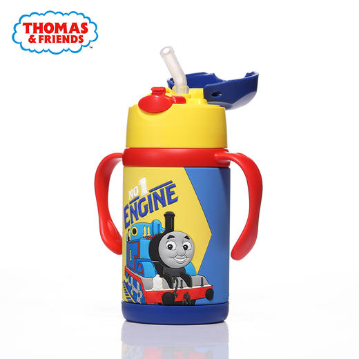 托马斯双柄软胶吸管保温水壶300mlFU-19-8221TM 商品图2