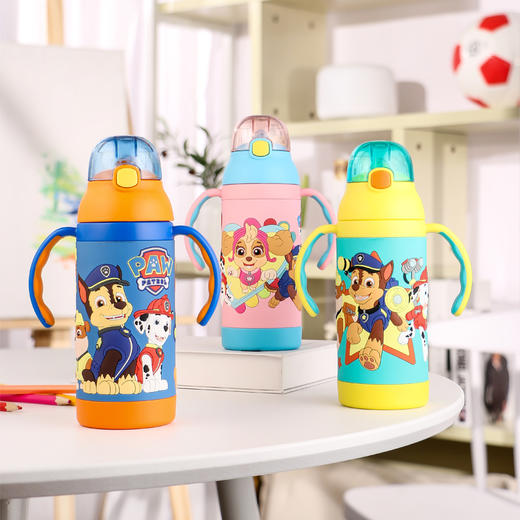 汪汪队立大功盟友儿童3D硅胶380ml保温杯 商品图0