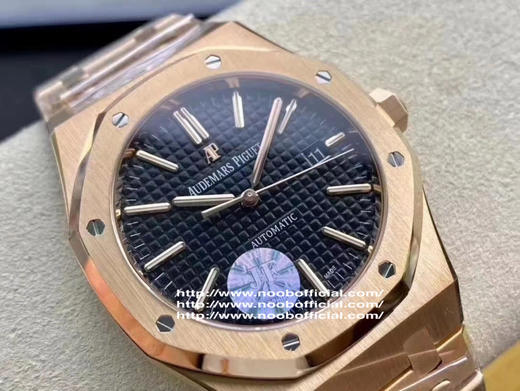 JF精品 爱彼 全玫瑰金钢带 AP15400 V2升级版 皇家橡树系列  搭载订制版自主Cal.3120全自动机芯  双面蓝宝石玻璃 直径41mm 市面强的复刻版本[得意][得意] 商品图8