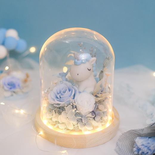 【芸艺美学馆】可爱独角兽永生花灯 商品图4