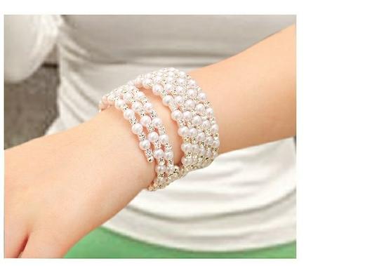 水晶珍珠皇冠精美手链 商品图10