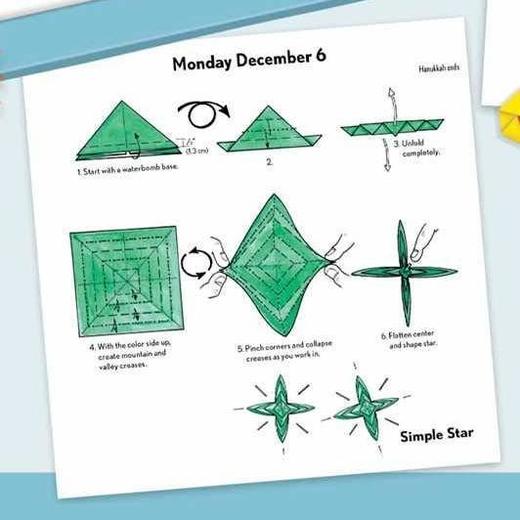 日历馆:英文原版《简易折纸2021年日历》每天一页 含教程与纸张 新年礼物 日本折纸艺术 Easy Origami 2020 Day-to-Day Calendar 办公室桌面 商品图7