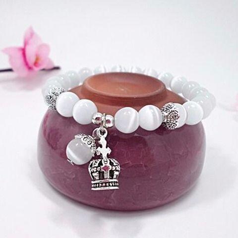 水晶珍珠皇冠精美手链 商品图4