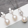 【芸艺美学馆】贝壳花珍珠银饰（耳饰/项链） 商品缩略图0