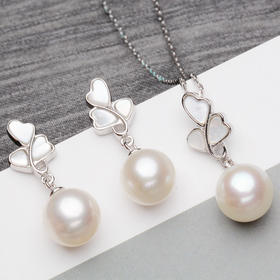【芸艺美学馆】贝壳花珍珠银饰（耳饰/项链）