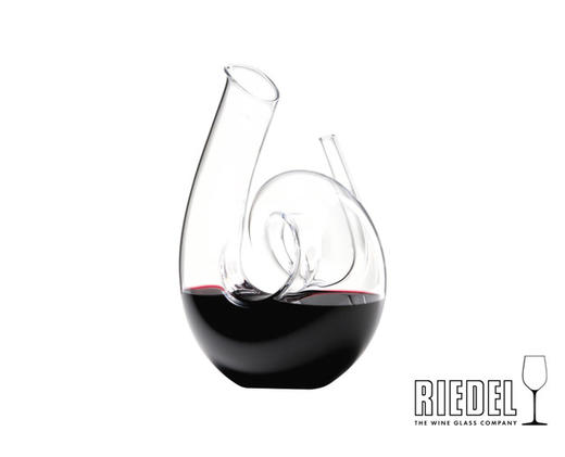 Riedel 奥地利醴铎 手工吹制醒酒器 DECANTER CURLY CLEAR 商品图0