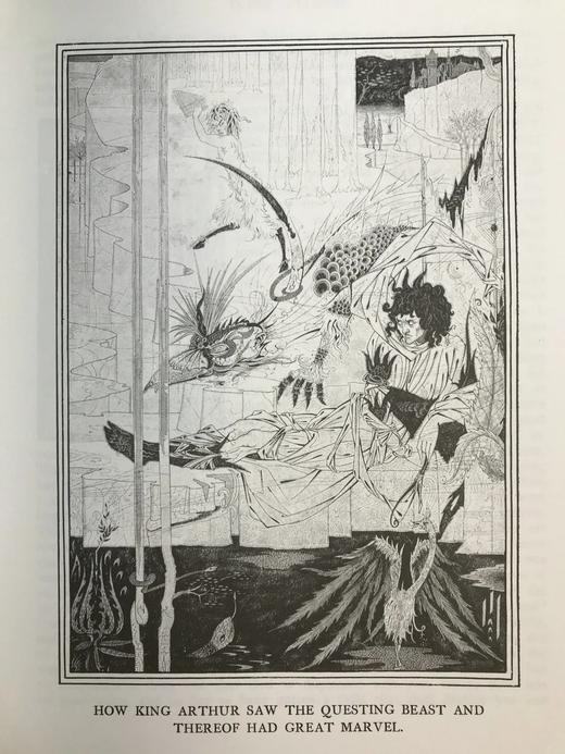 比亚兹莱经典插图 马洛礼《亚瑟王之死》（1992） 精装大16开带书匣 商品图12