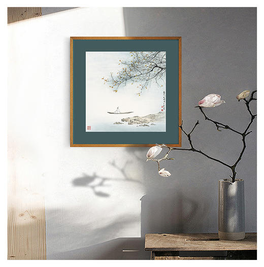 任大庆-真迹-山水画《山水》 客厅 玄关 书房 办公室 商品图0