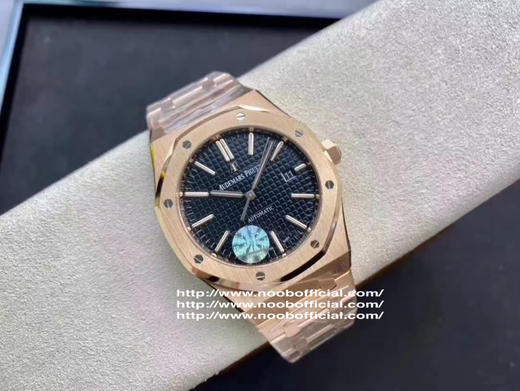 JF精品 爱彼 全玫瑰金钢带 AP15400 V2升级版 皇家橡树系列  搭载订制版自主Cal.3120全自动机芯  双面蓝宝石玻璃 直径41mm 市面强的复刻版本[得意][得意] 商品图1