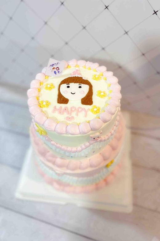 双层手绘女孩 下单前请仔细阅读商品详情 商品图0