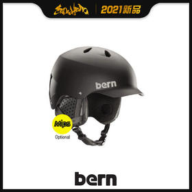 2021 BERN Watts Asian Fit HH Matte Black w/ Black Liner 哑光黑 L