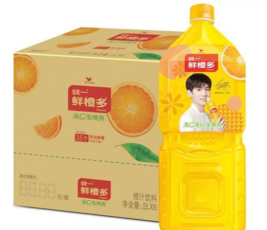 统一鲜橙多   2L*6瓶/件 商品图0