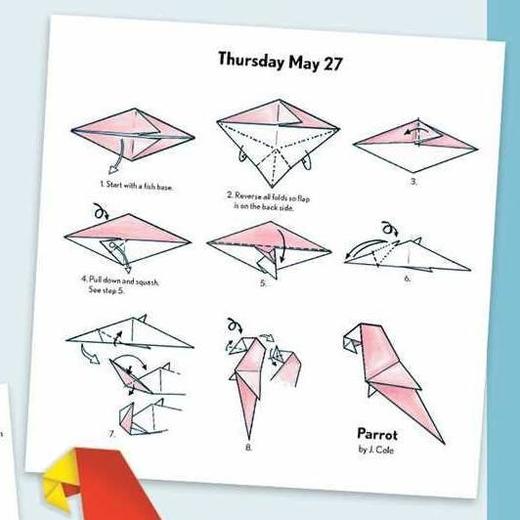 日历馆:英文原版《简易折纸2021年日历》每天一页 含教程与纸张 新年礼物 日本折纸艺术 Easy Origami 2020 Day-to-Day Calendar 办公室桌面 商品图6