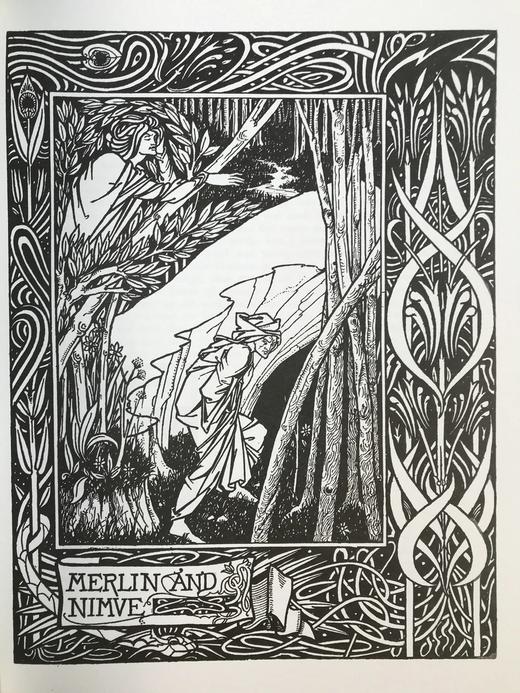 比亚兹莱经典插图 马洛礼《亚瑟王之死》（1992） 精装大16开带书匣 商品图9