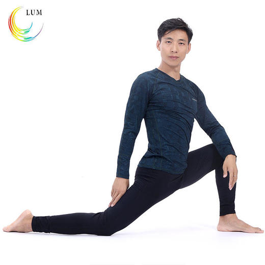 LUM8872露檬男士瑜伽服长袖 商品图1