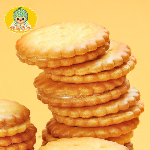 榴莲味麦芽饼夹心饼干 商品图3
