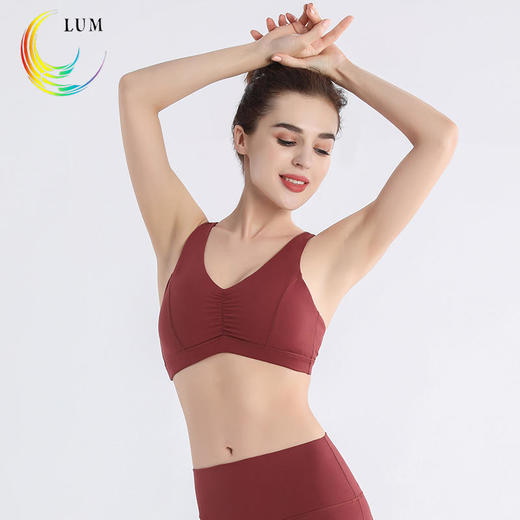 露檬瑜伽裸感系列瑜伽BRA（含胸垫）LUM19120 商品图4