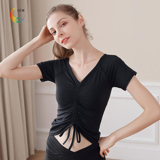 LUM39661露檬2020轻薄裸感瑜伽短袖 商品图3