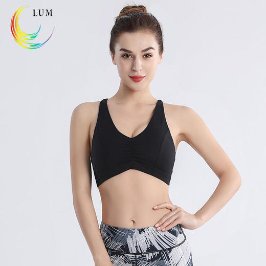 露檬瑜伽裸感系列瑜伽BRA（含胸垫）LUM19120 商品图2